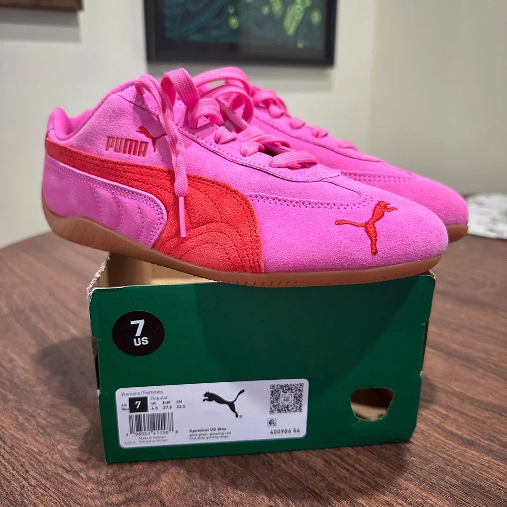 Puma Speedcat OG Sneaker Pink - Women’s 7 - Picture 3 of 12